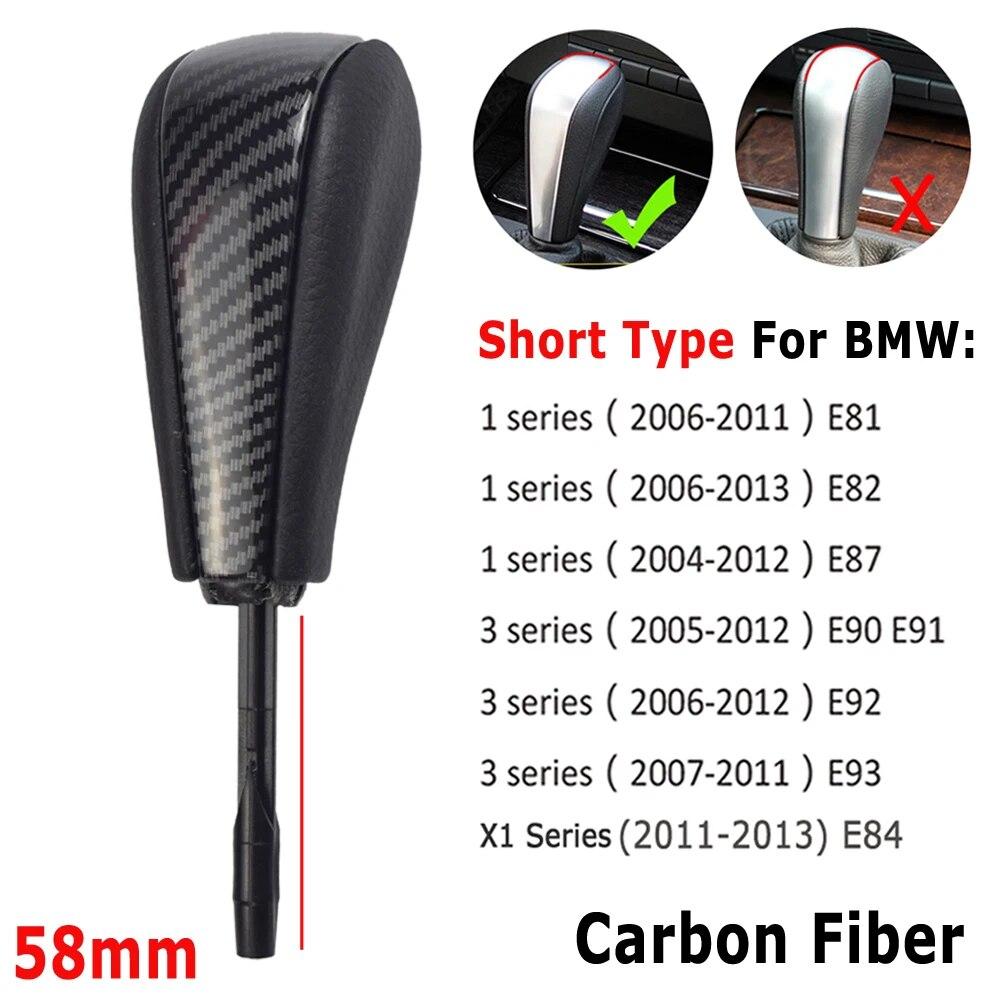 Для BMW E39 E46 E53 E60 E61 E63 E64 E83 E81 E82 E87 E90 E91 E92 оригинальное качество автомобильная ручка автоматического переключения передач ABS кожа