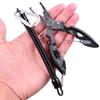 Spring Keychain Retractable Steel Wire Rope Fishing Scissor Fishing String Lanyard Fishing Plier