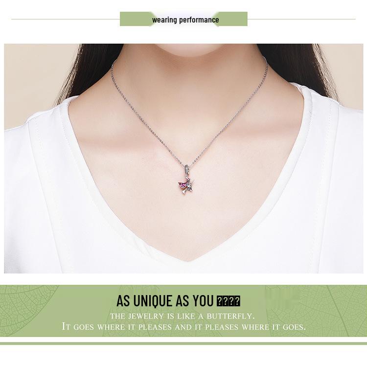 Yin Ziyun Halloween Magic DIY Bracelet Beads & Creative S925 Sterling Silver Necklace Pendant