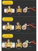 All-Copper PPR Double Union Ball Valve for Hot Melt Pipe - 20mm, 25mm, 32mm (1/2", 3/4", 1")