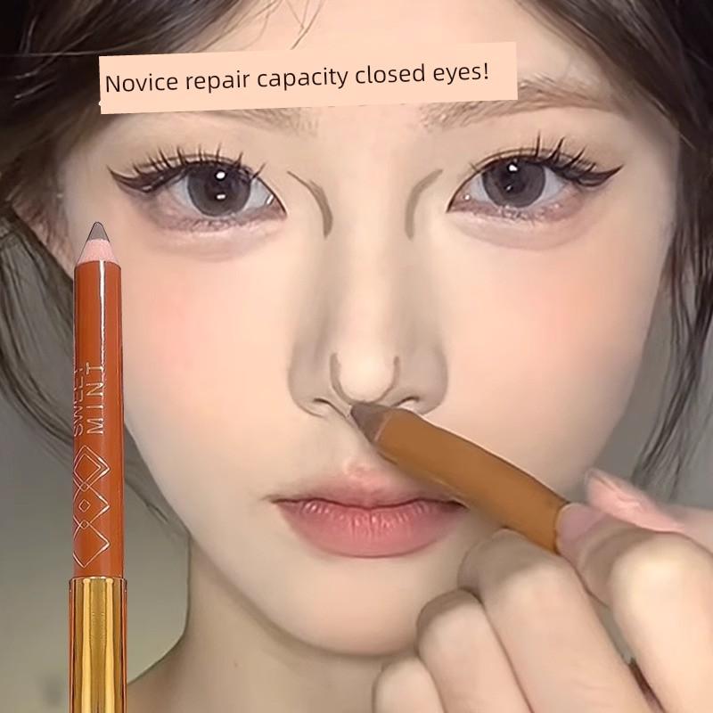Highlight Repair Integrated Pen Dual Head Dual-Use Contour Stick Beginner Shadow Nose Shadow Pen Face Brightening Matte