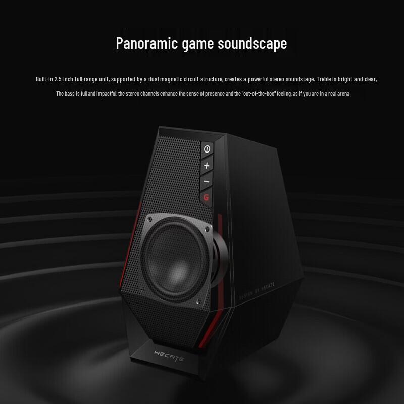 Edifier HECATE G1500 RGB Игровая настольная акустическая система Штепсель CN (адаптер в комплекте)
