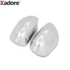 Rearview Mirror Cover Trim For Toyota Prado 2700 J 120 2003-2006 2007 2008 2009 Chrome Car Backup Side Mirror Cap Accessories