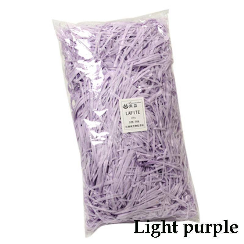 100 г цветной гофрированной бумаги из рафии, измельченной конфетти, наполнитель для подарочной коробки на день рождения, свадебная вечеринка, декор для упаковки своими руками