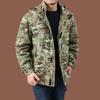 Зимняя мужская хлопковая одежда, утолщенная термохлопковая одежда, мужская камуфляжная куртка из чистого хлопка, верхняя часть мужская свободная