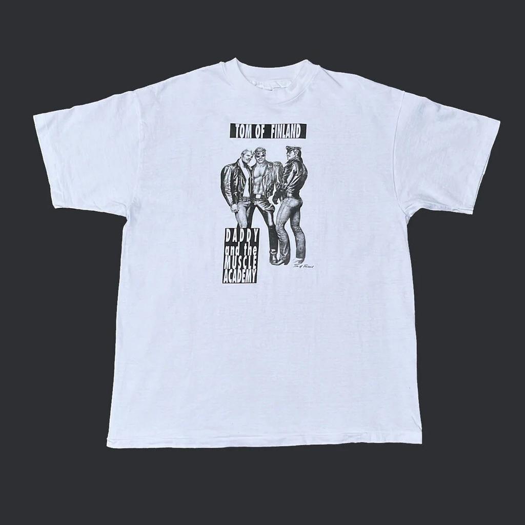 Tom Of Finland 1990 90s Vintage Daddy & The Muscle Academy Graphic Unisex T-Shirt