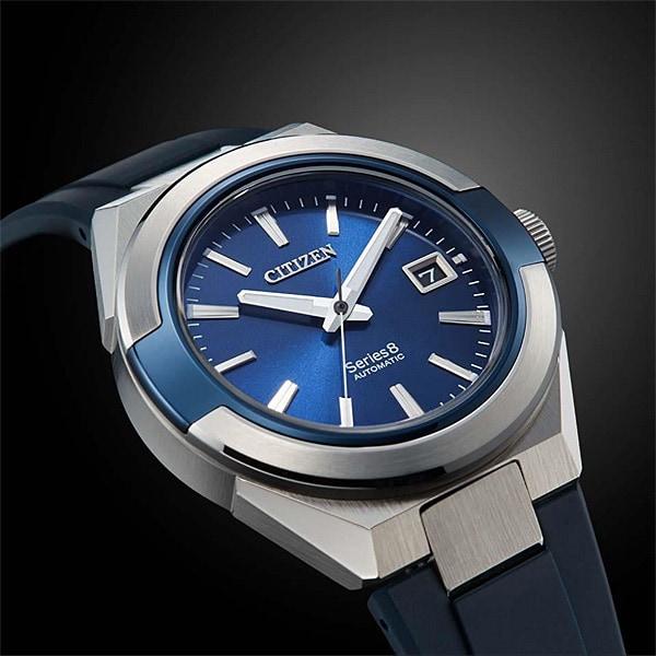 Citizen Men's NA1005-17L ( Watch Series 8 Mechanical 870 Mechanical) Round Watch Blue Stainless