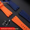 Силиконовый ремешок для Swatch YVS423 419 413 406 400 YCS564G Вогнутый и выпуклый браслет Резиновый ремешок для мужских и женских часов 19 мм 21 мм
