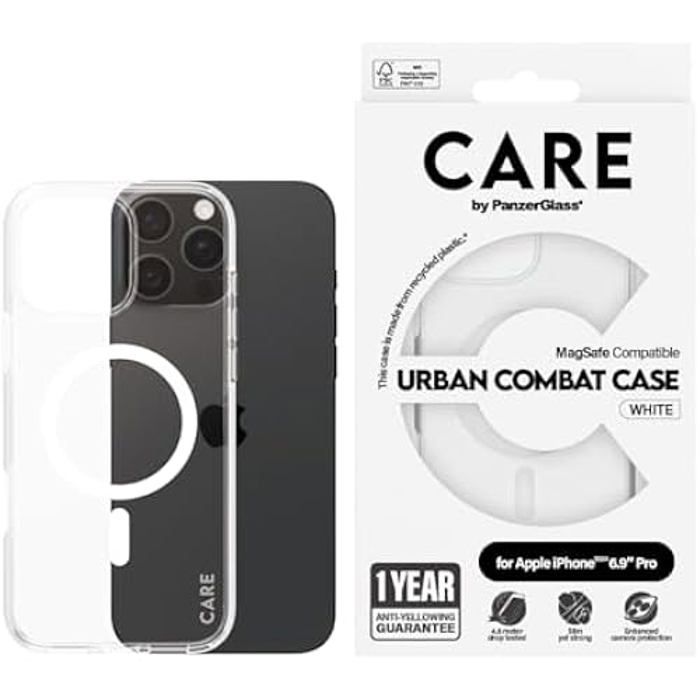 Coque - PANZERGLASS - iPhone 16 Pro Max - Protection 4,6 m - Anti-rayures - MagSafe