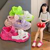 Children's Sports Covered Toes Sandals 2024 Summer Boys Korean Version Kids Fashion Assorted Casual Girls Soft Beach Shoes Mesh