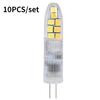 10PCS LED Corn Lamp G4 Non Strobe 3W Three Color Dimming Pin Bulb