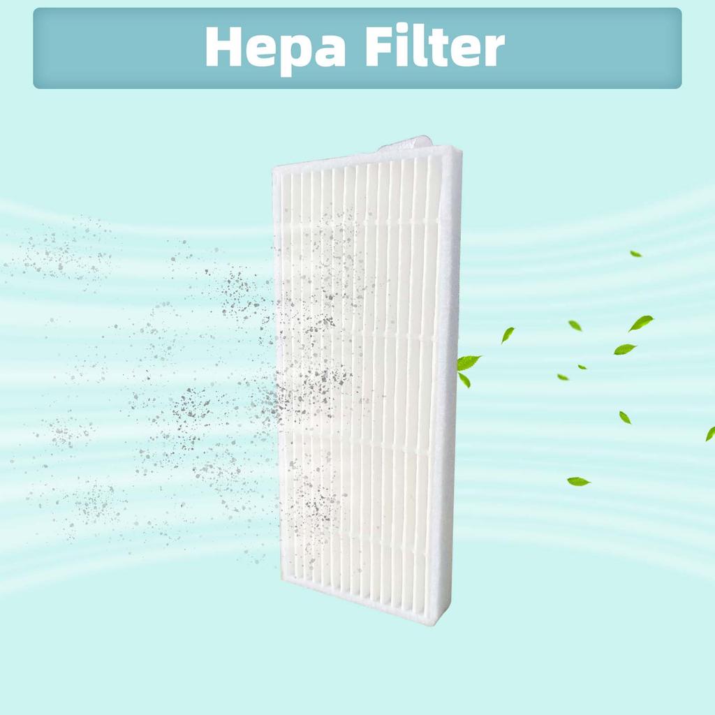 Совместимо для Cecotec Conga 1290 / 1390 / 1590 Робот-пылесос Запасные части Роликовая щетка Тряпка Насадка для швабры Ткань Hepa-фильтр