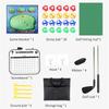 Chippings Golfs & Dart Practice Mat Game Golfs Training Mat with Sticky Ball