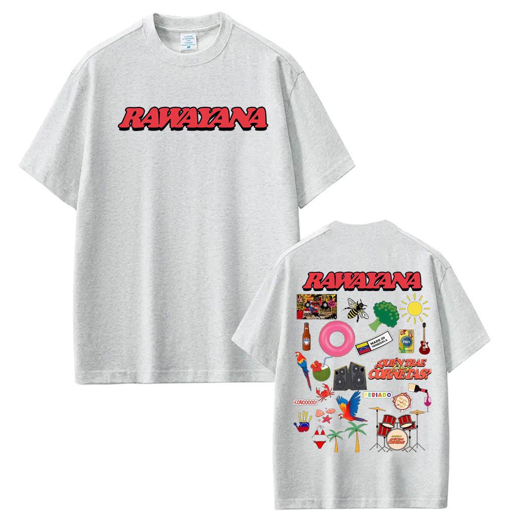 Rawayana ¿Donde Es El After Album Tour Printed T Shirts Unisex Women Fashion Gothic Tshirt Unisex Summer High Quality ONeck T Shirt