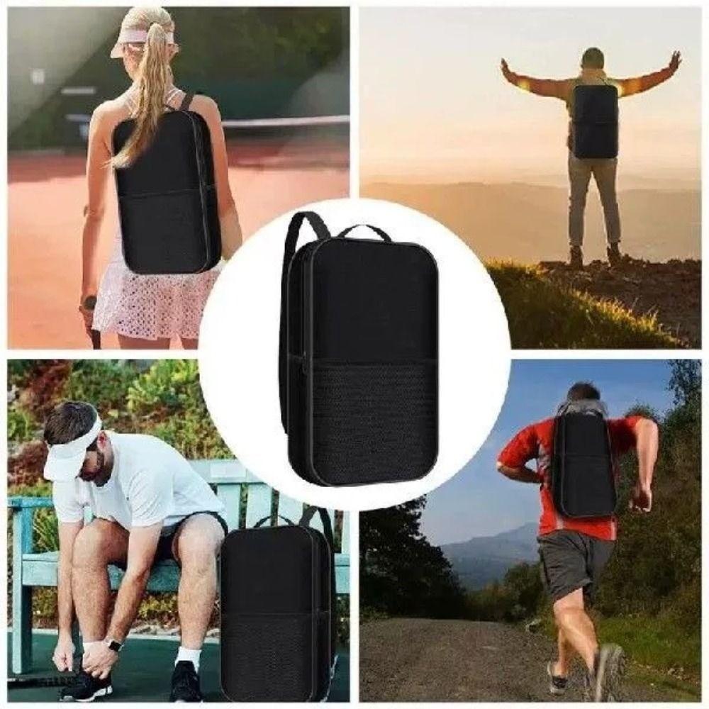Portable Pickleball Paddle Bag Professional Racket Organizer Storage Bag Pickle Racket Bag  Unisex