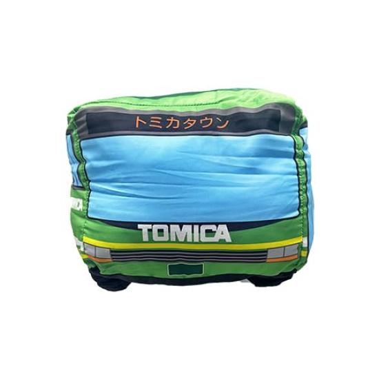 Tomica Official Oversized Plush Toy Big Cushion, Approx. 42cm, (Green)