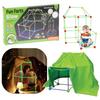 House Base Building Kit Tent Glowing Straws Construction Set