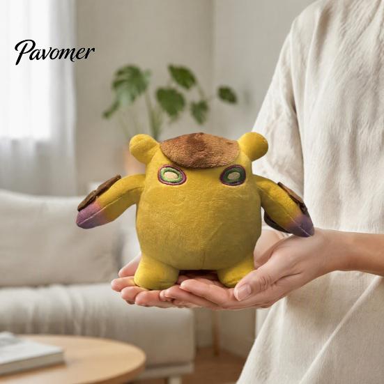Игривые Декоративные Мини-Куклы Плюшевая Игрушка-Сжималка, Милая Мягкая Набивная Фигурка для Снятия Стресса, Портативный Полиэстеровый Декор для Стола, Коллекционные Мелочи для Детей,