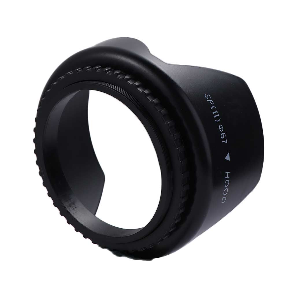 Tulip Petal Camera Lens Hood Screw-in Lens Shade Flower Lens Hood 62mm 67mm 72mm 77mm 82mm