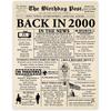 Stuff4 51st Birthday Poster Unframed - Born In 1975 Newspaper - Happy 51 Birthday for Men Women Retro Vintage Gifts Back In 1975, 8x10 Inch Bday