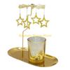 F26C Magical Rotating Candle Holder Magnetic Rotating Candlestick Adds Warmth to Bedrooms and Special Party Occasion