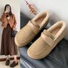 Fleece Warm Doudou Cotton Shoes Women's Autumn and Winter New Direct Supply Retro Versatile Soft Sole Comfortable Shoes