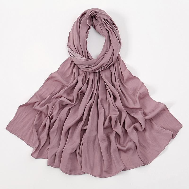 Premium Velvet Silk Hijab Scarf For Women Muslim Scarves Plain Shawls Solid Headscarf Wraps Islam Turban Headband Femme Ramadan