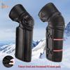 Unisex Winter Electric Motorcycle Knee Pads: Cold-Proof, Waterproof, Windproof, Thickened Fleece-Lined Leg Warmers for Riding