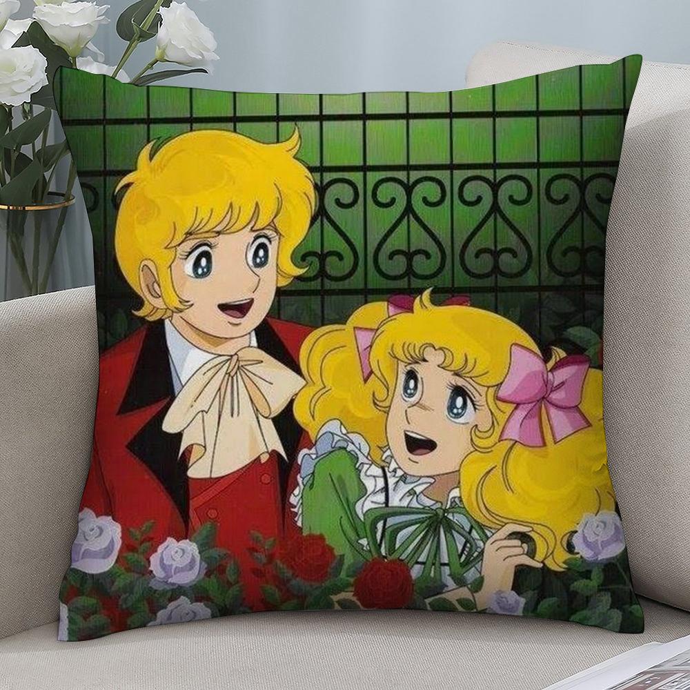 C-Candy Candy Anime Pillow Case Short Plush Sofa Decorative Gift Home Double-sided Printing Cushion