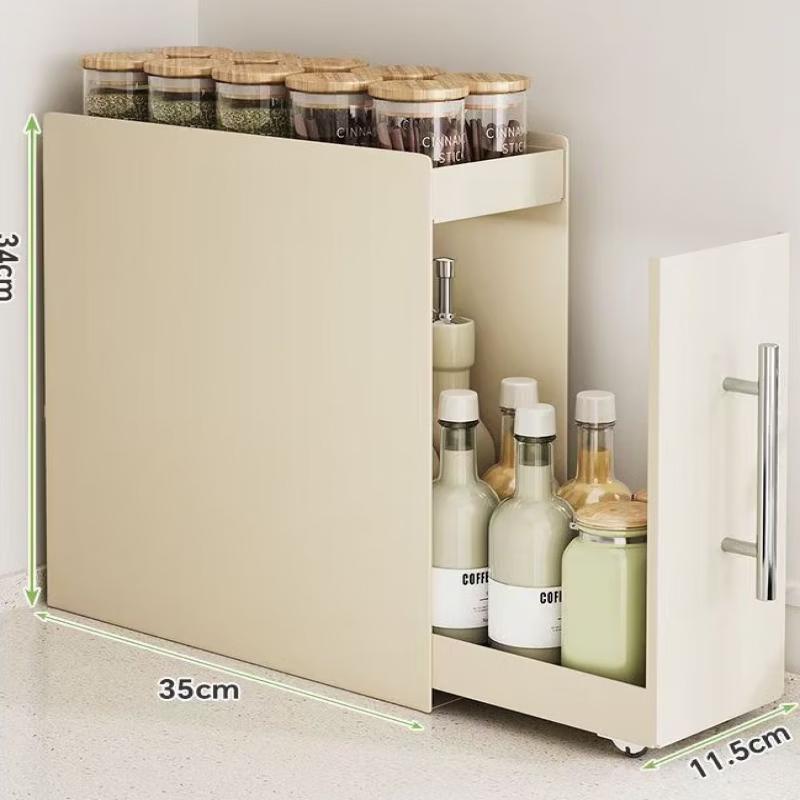 Youshu Pull-Out & Rotating Kitchen Spice Rack
