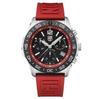 Sea Pacific Diver Red Strap Chronograph Sapphire Men’ Watch XS.3155