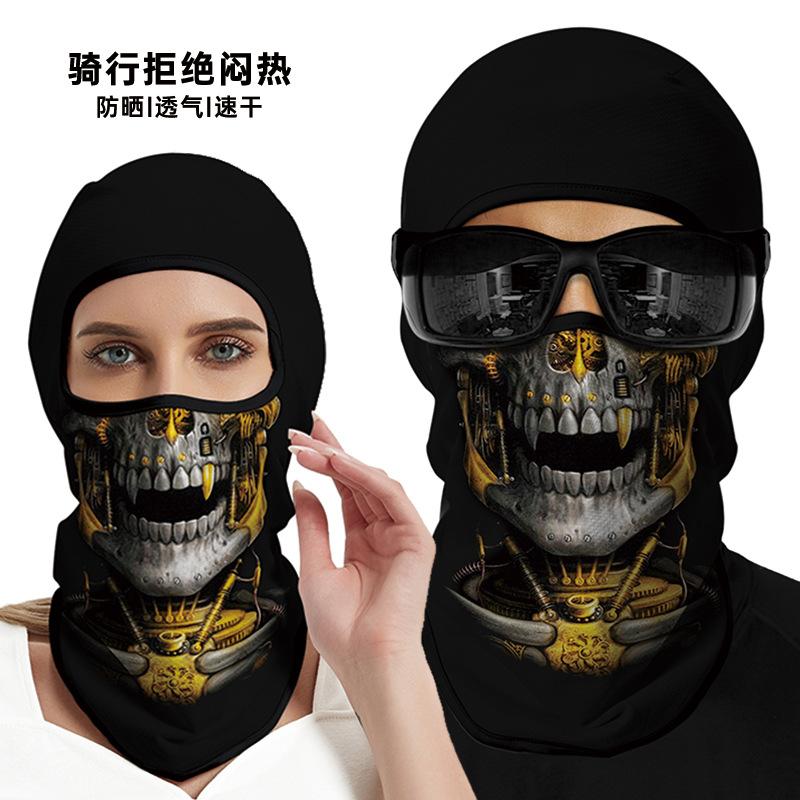 3D Смешная маска Мотоциклетная маска для лица Лыжная маска Джокер Череп Балаклава Головной убор для походов на открытом воздухе Кемпинг шейный платок бандана шарф для мужчин