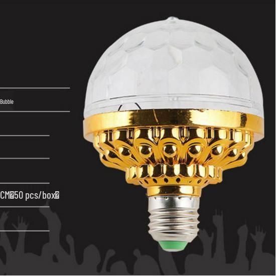 Золотой Маленький Волшебный Шар Разноцветный Атмосферный Свет - Ночник Фонарь для KTV