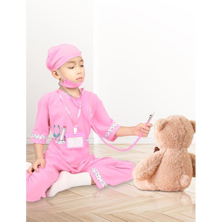 ANPHILE Детский костюм ветеринара, Детский костюм доктора-ветеринара, Набор для игры в доктора, Костюм для Хэллоуина