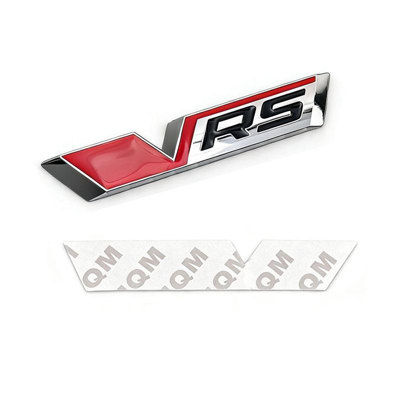 CXUX8 Car 3D Metal Logo Grill Trunk Emblem Badge Sticker Decals For Skoda VRS Octavia 1 2 3 5 Fabia Rapid Superb Kodiaq KAROQ 4x4 YETI