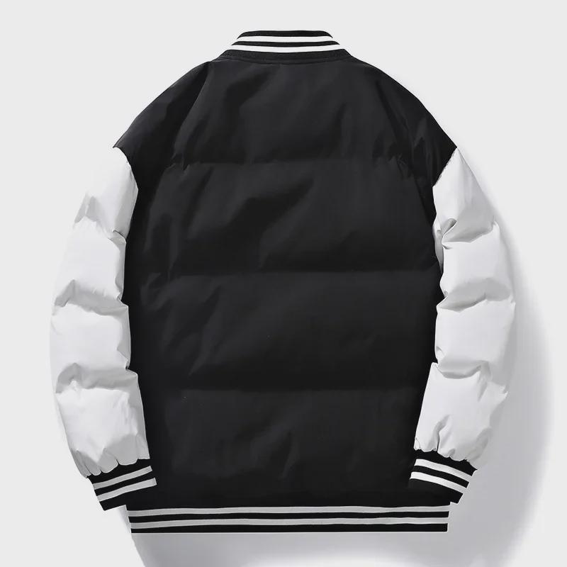 2023 Мужская модная бейсбольная куртка свободного кроя из хлопка на осень/зиму