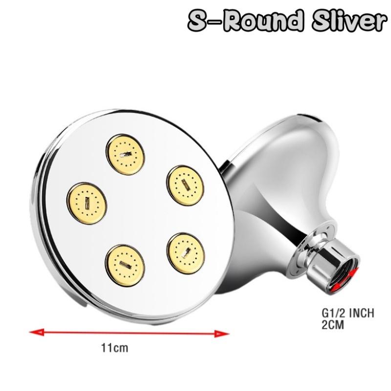 Высоконапорная лейка для тропического душа Волшебный поток воды Лейка для тропического душа Мини верхний душ Водосберегающий душ Аксессуары для ванной комнаты