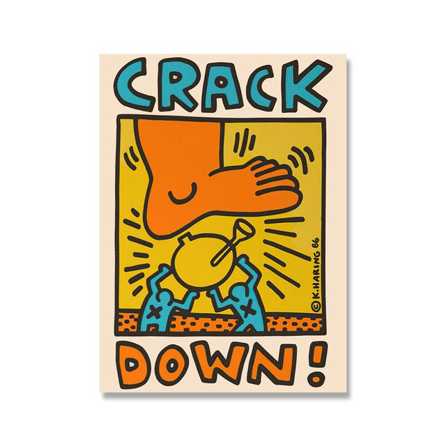 Выставочные плакаты и принты Баухауза, абстрактная геометрия Кита, настенная живопись на холсте, картина для гостиной, украшение дома, без рамки