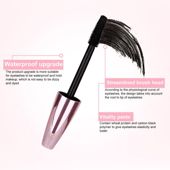 Головка щетки, стойкая противоскользящая водонепроницаемая тушь для наращивания ресниц, толстая удлиняющая тушь для женщин