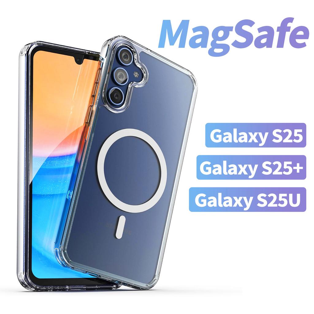 Для Magsafe противоударный чехол для телефона роскошные магнитные прозрачные чехлы для Samsung Galaxy S22 S23 S24 Ultra Plus задняя крышка аксессуары