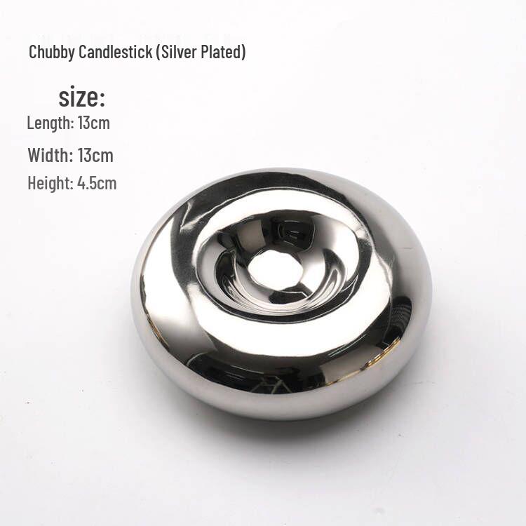 European Chubby Ceramic Tray: Elegant Jewelry Display Plate & Decorative Ornament