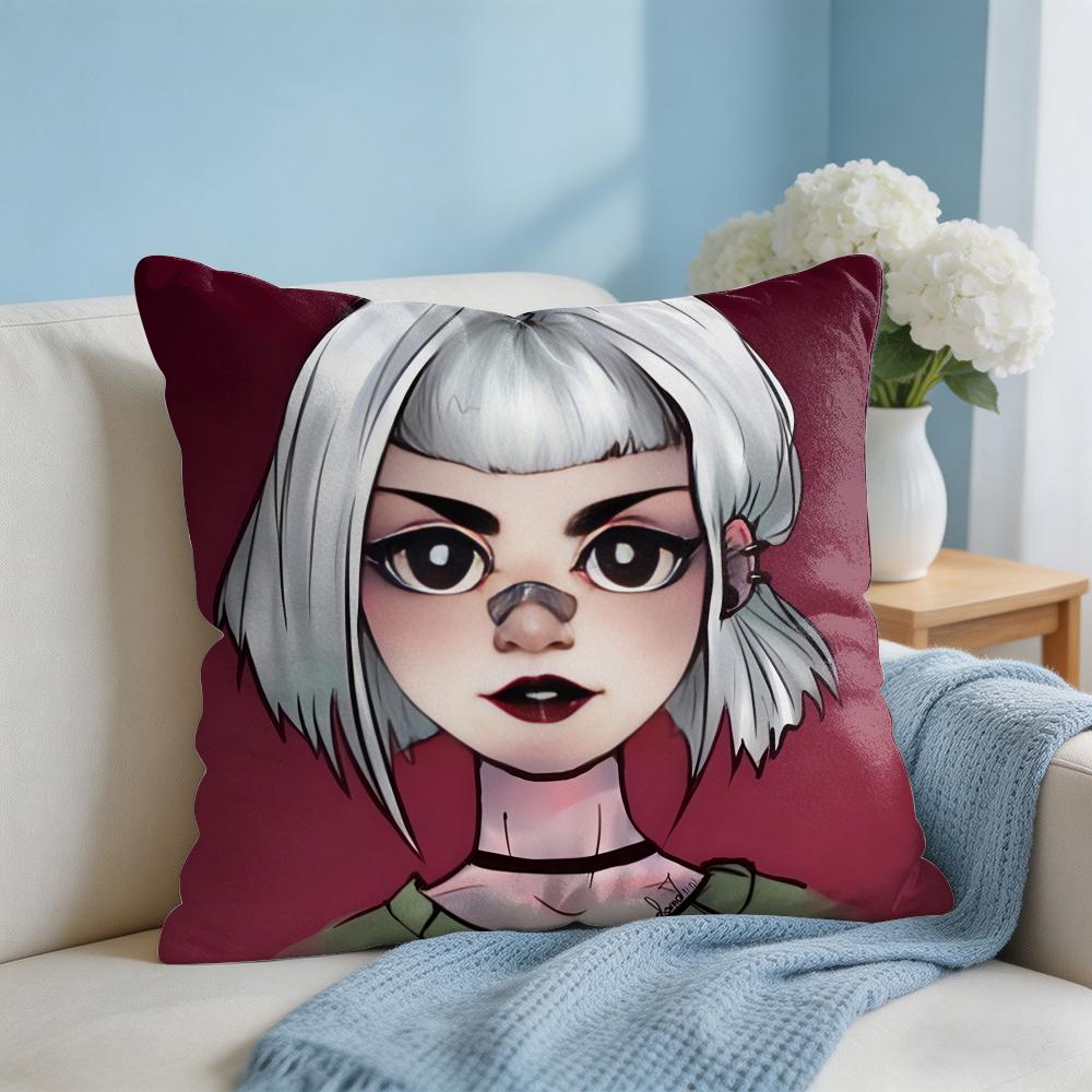 PPoshlaya Molly Band Music Cushion Cover Square Pillow Bedroom Sofa Leisure Comfort Living Room Home Decoration X