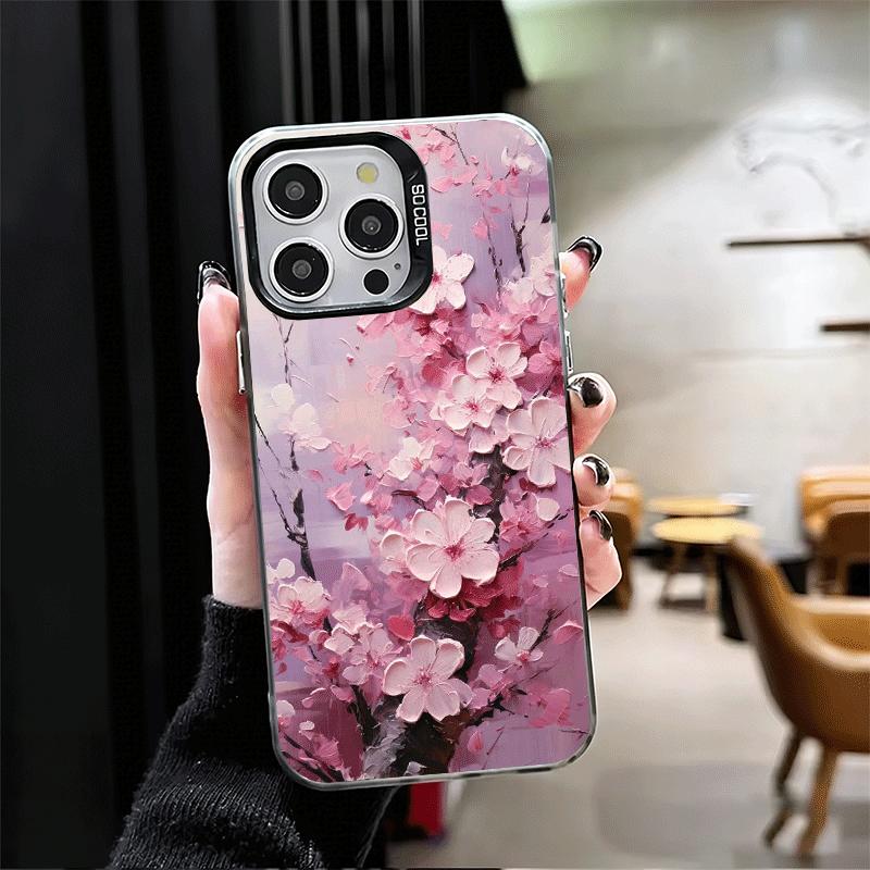 Чехол для телефона Sakura с цветами вишни, ударопрочный, для iPhone 17 Air 16 16E 15 Pro Max 14 Plus 13 Mini 12, задняя крышка, защита от падений