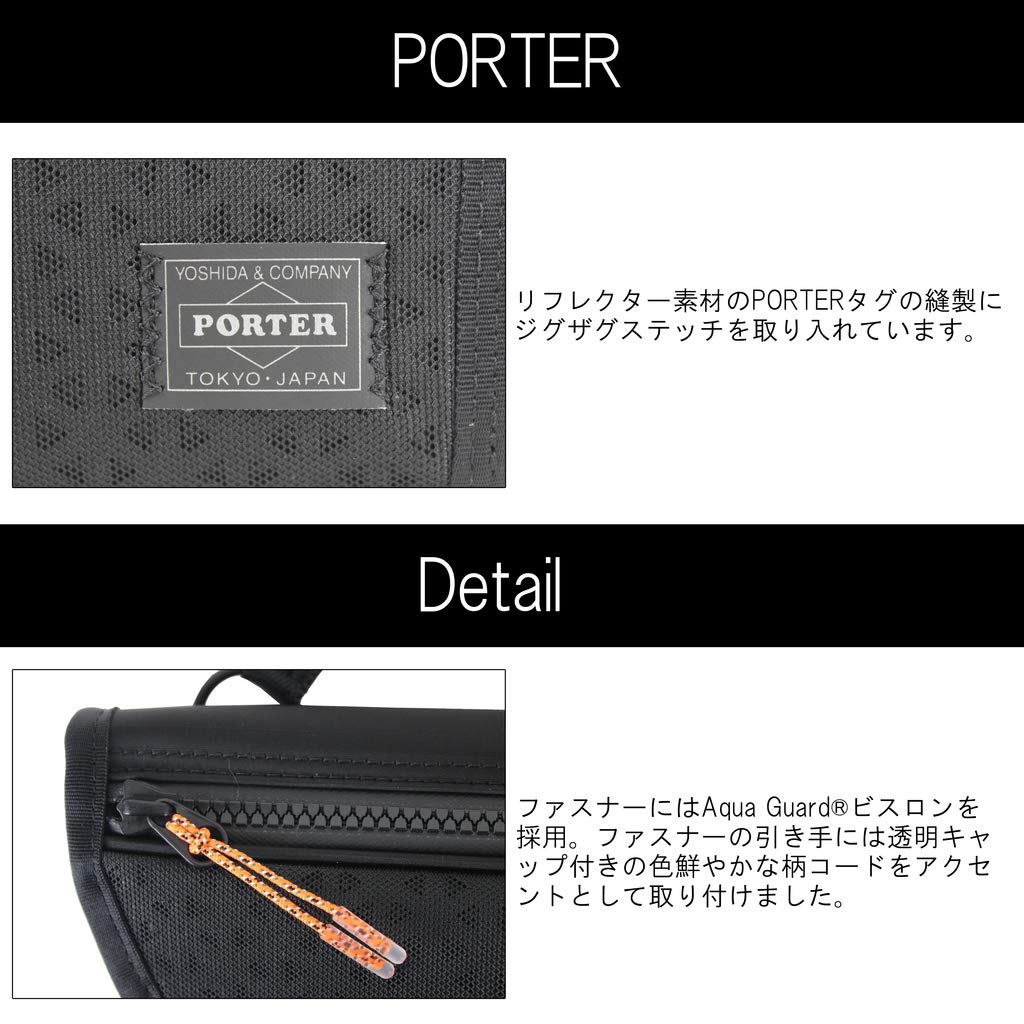 Porter Сумка через плечо HEXARIA WAIST SHOULDER POUCH [Porter] 682-17953 Черный/10