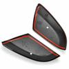 For Honda Civic 10th 2016 2017 2018   Car Rearview Side Mirror Cover Wing Cap Sticker Rear View Case Trim Carbon Fiber