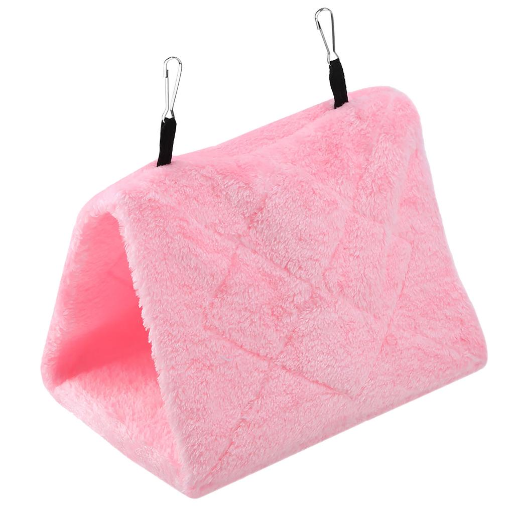 Soft Plush Hammock Hanging Cage Tent for Birds Parrot Winter Warm Bed Pet Toy