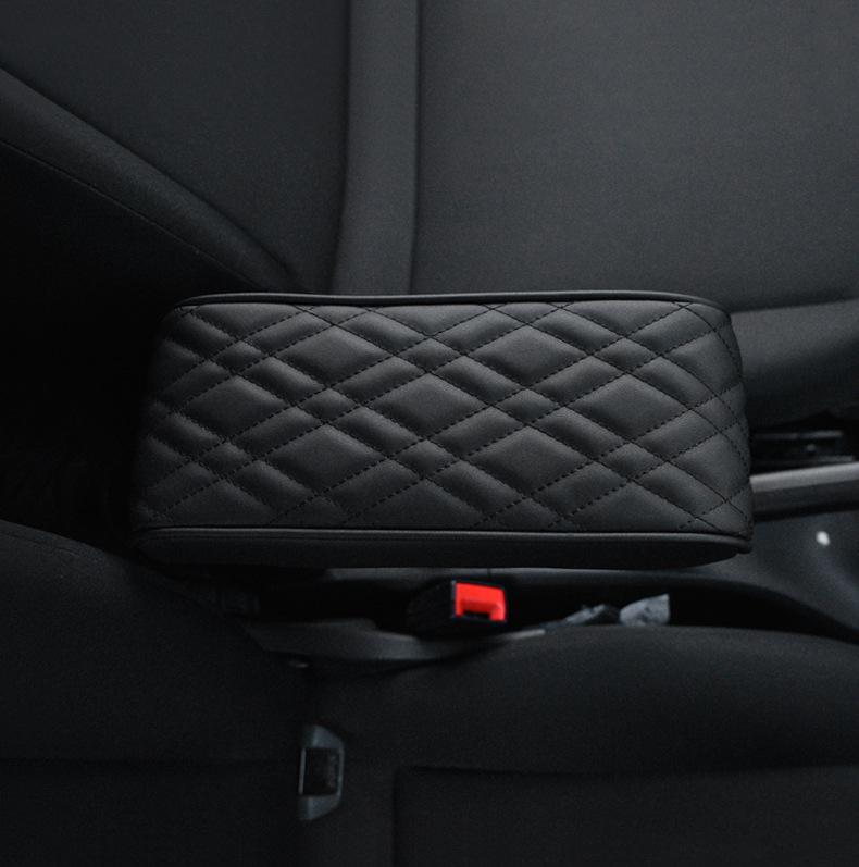 Universal Car Armrest Box Pads: 10-15cm Wide, All-Season Console Protection & Heightening
