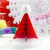 Honeycomb Ball Christmas Hat Christmas Tree Decoration Lantern Paper Flower Pendant