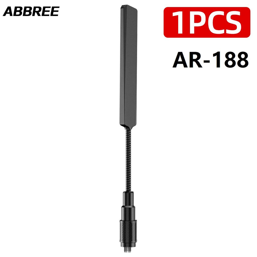 ABBREE AR-188 SMA Female Antenna Dual Band 144/430MHz for Baofeng UV 5R 5RH 21 Pro Quansheng UV K5 K5(8) Walkie Talkie Ham Radio