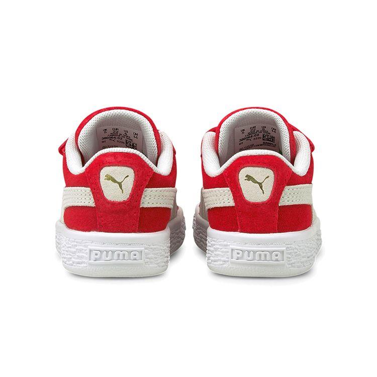 Puma Suede Classic 21 AC Infant High Risk Red White Baby Sneakers 380564-02